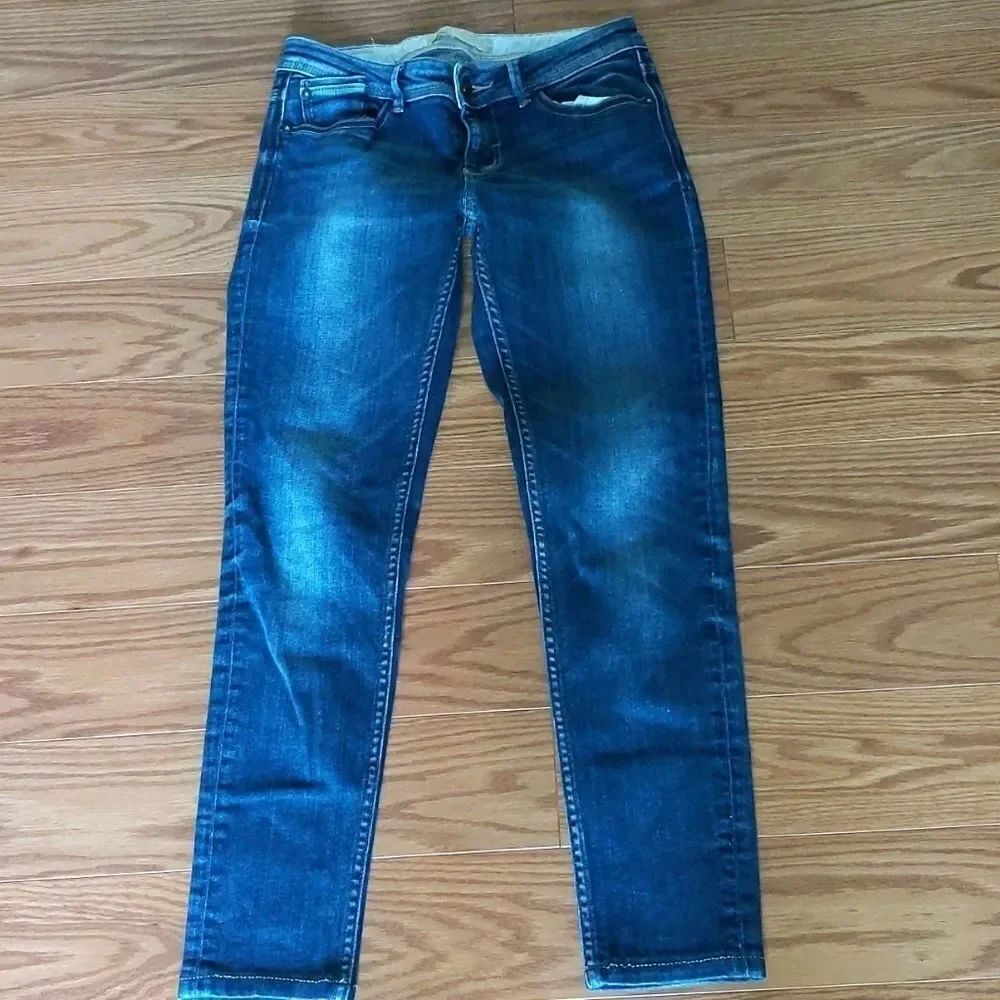 Zara Z1975  basic denim skinny jeans Sz 02